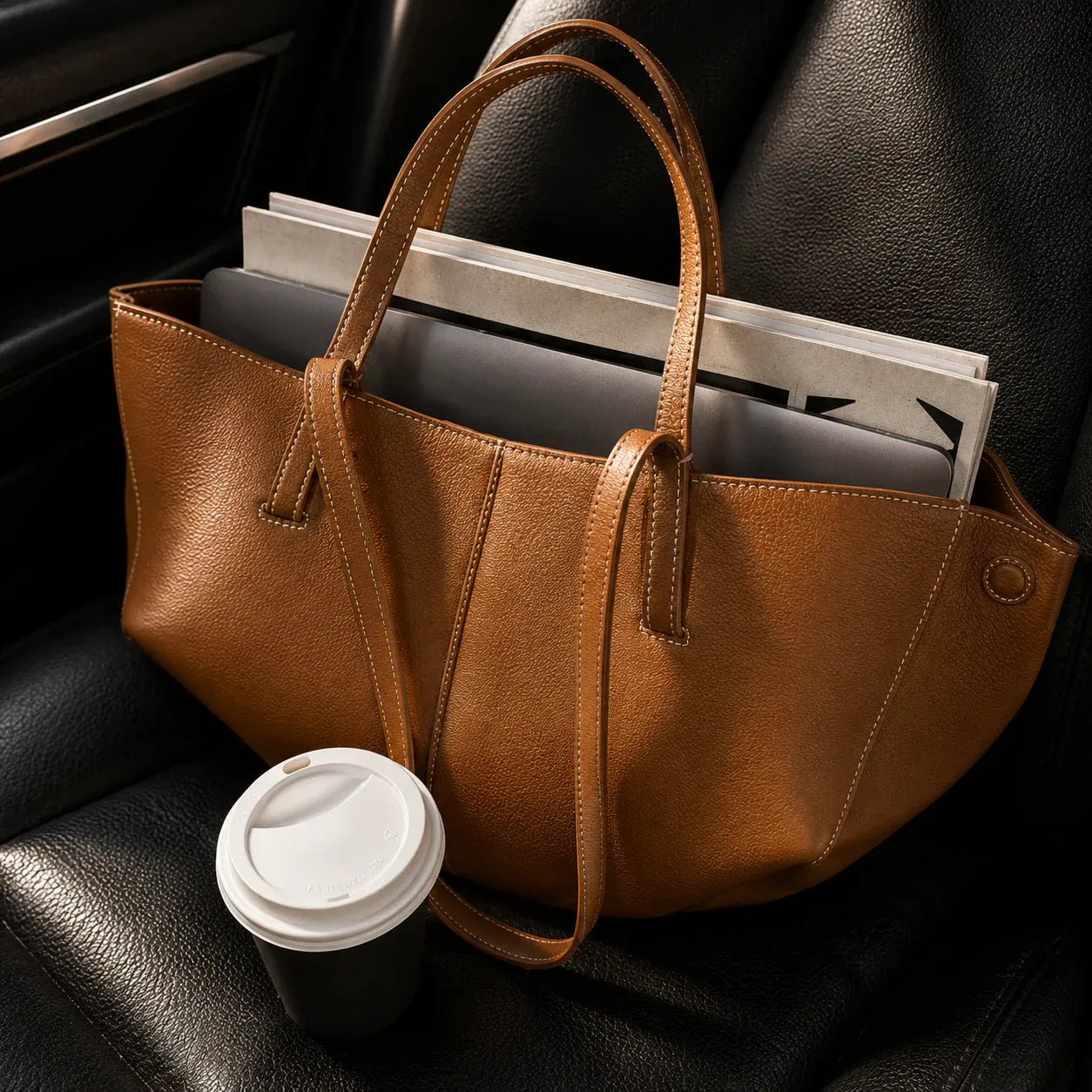 Vintage Women's Carryall Shoulder Tote Everyday Handbag