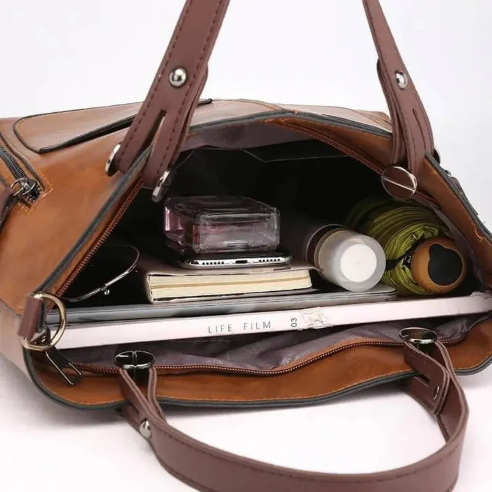 Vintage Women's Tote Handbag for Work, Office & Travel