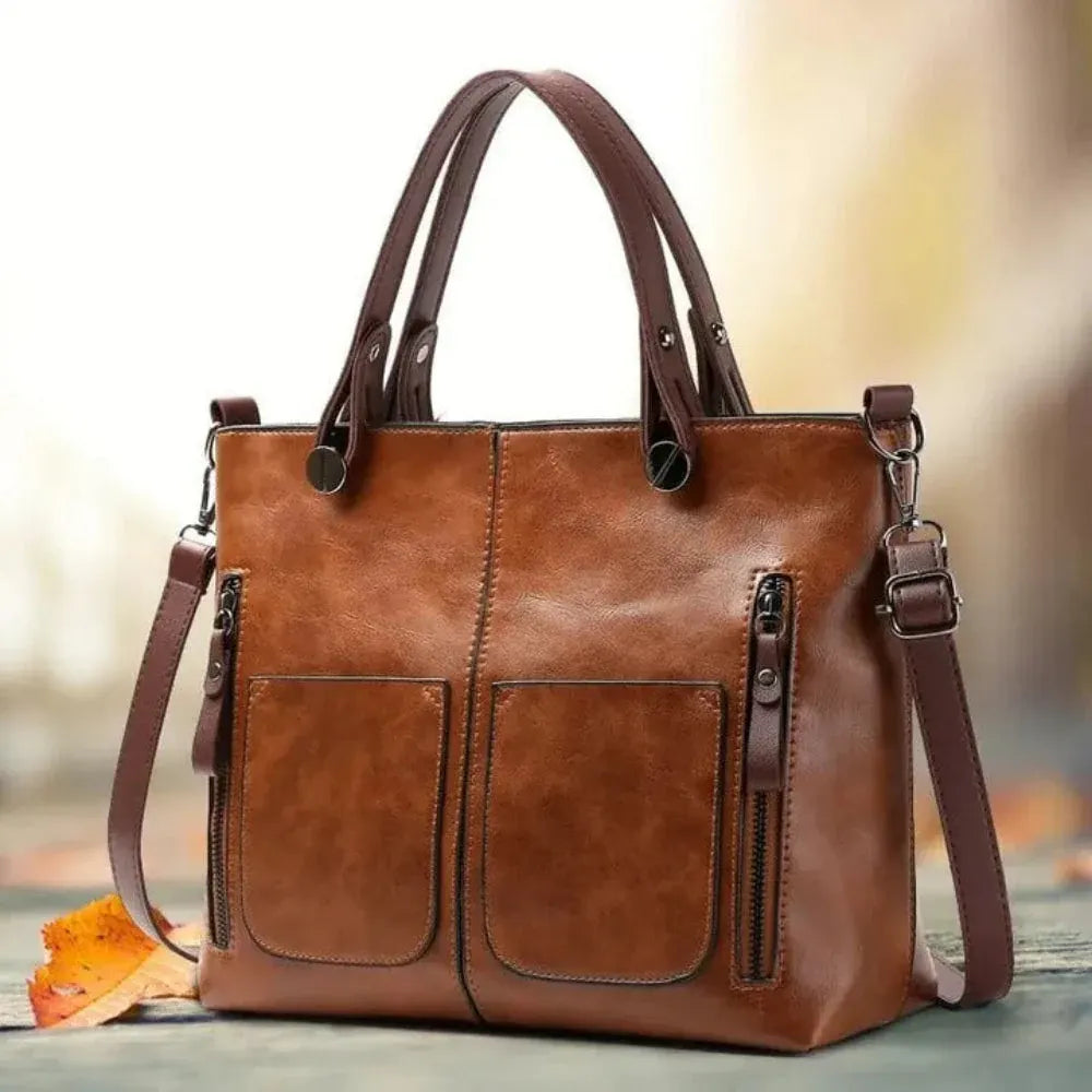 Vintage Women's Tote Handbag for Work, Office & Travel
