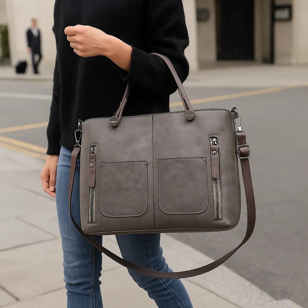 Vintage Women's Tote Handbag for Work, Office & Travel