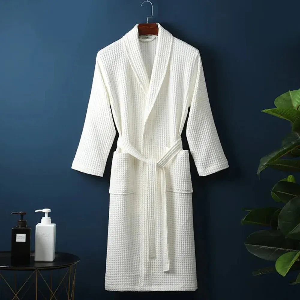 Waffle Weave Luxury Bathrobe