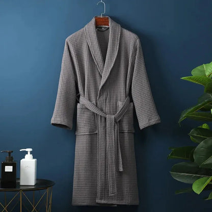 Waffle Weave Luxury Bathrobe