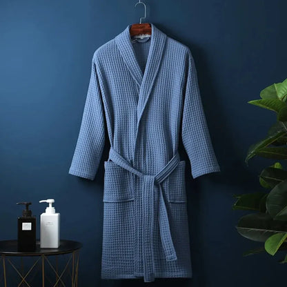 Waffle Weave Luxury Bathrobe