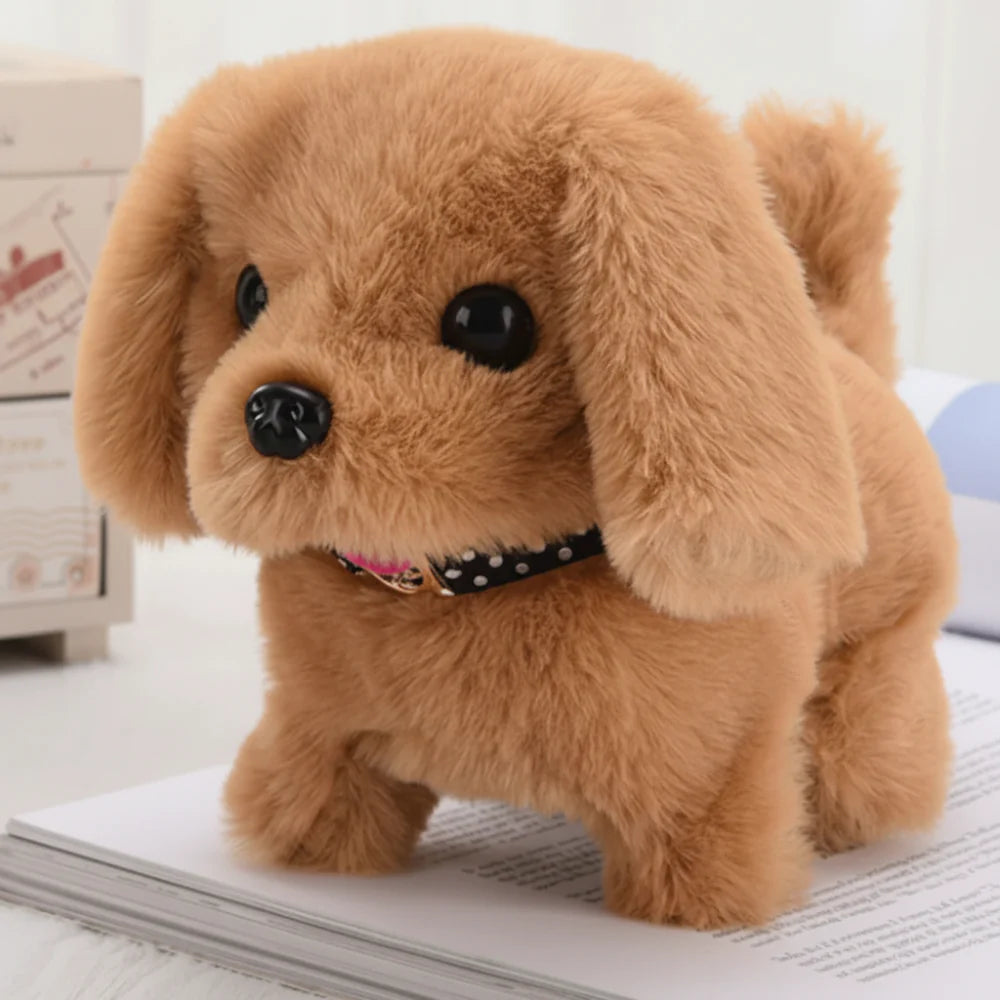 Walking Barking Interactive Plush Puppy Toy for Dogs