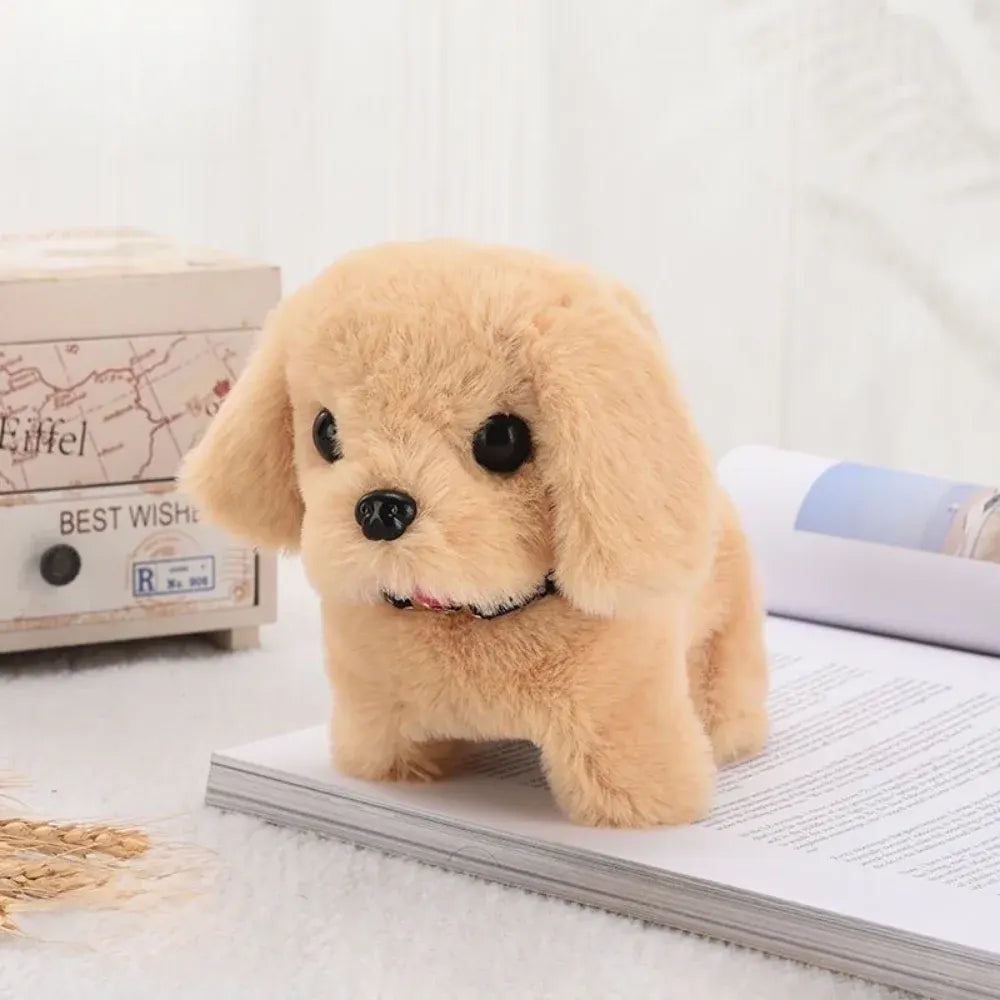 Walking Barking Interactive Puppy Robot Pet Plush Toy