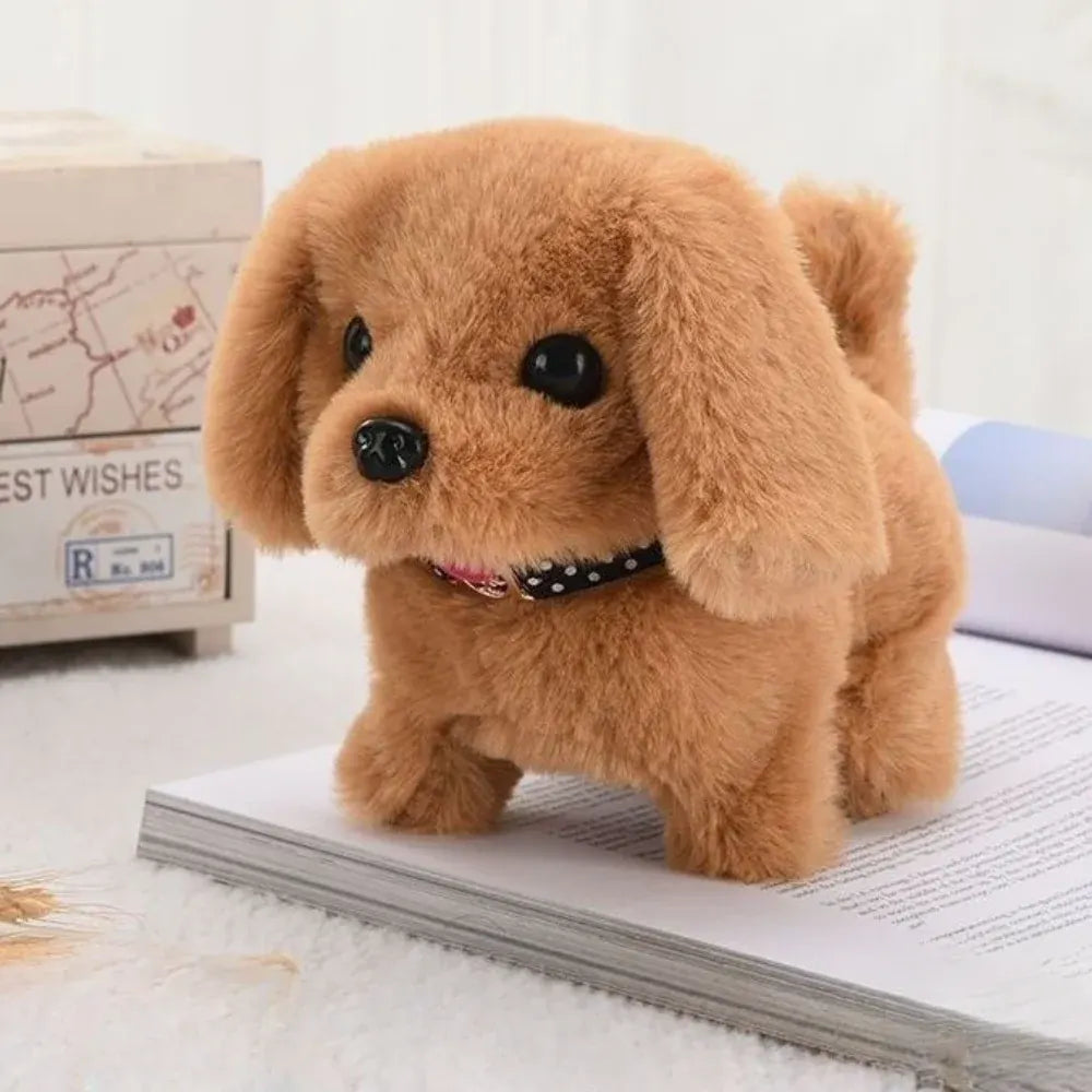 Walking Barking Interactive Puppy Robot Pet Plush Toy