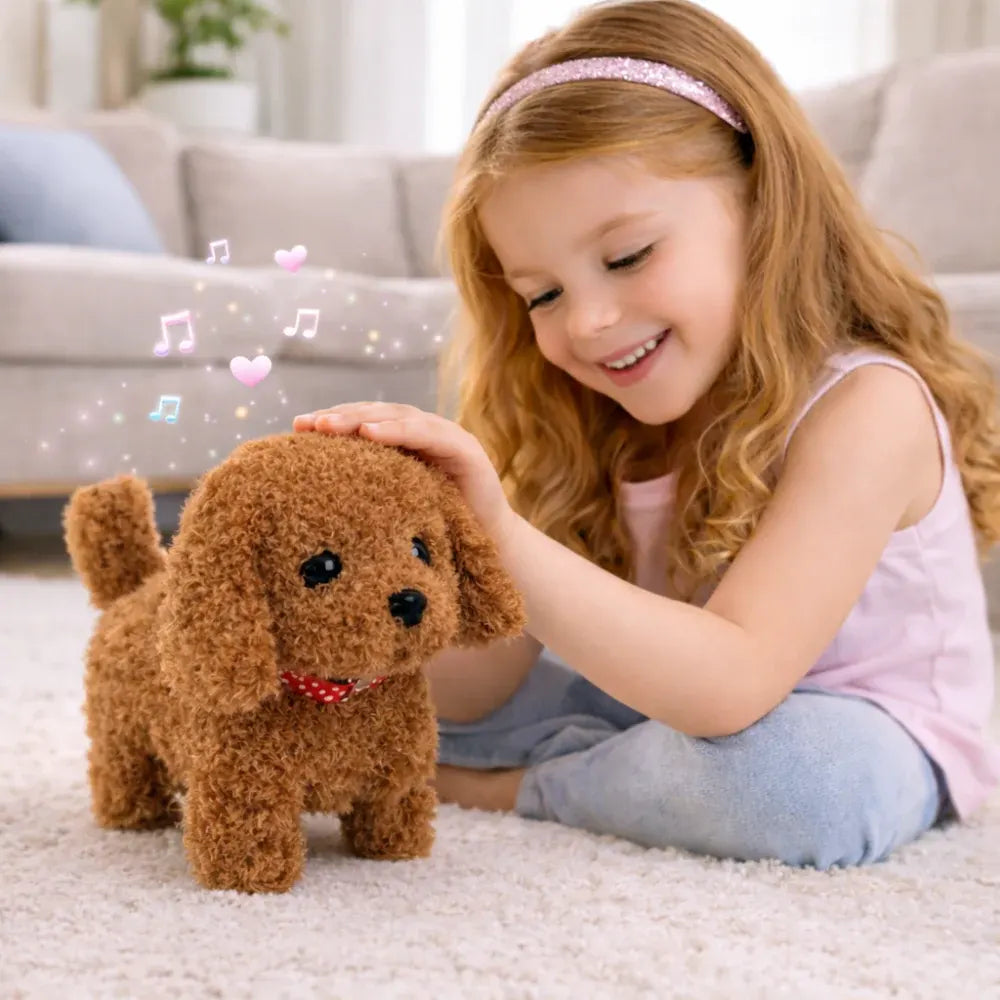 Walking Puppy Interactive Plush Toy with Sound for Kids