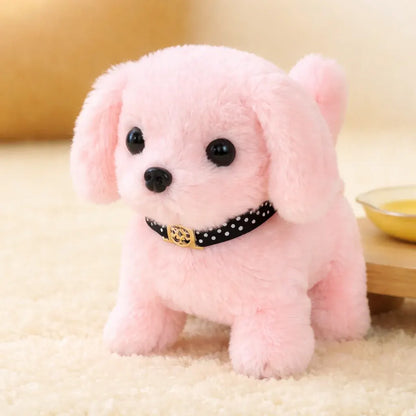 Walking Robotic Puppy Plush Toy with Barking Sound and Wagging Tail