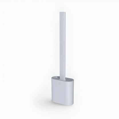 Wall-Mounted Silicone Toilet Cleaning Brush for Bathroom