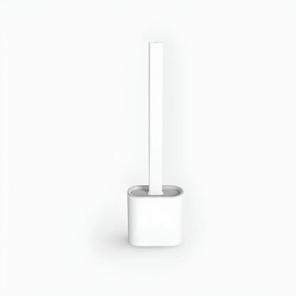 Wall-Mounted Silicone Toilet Cleaning Brush for Bathroom