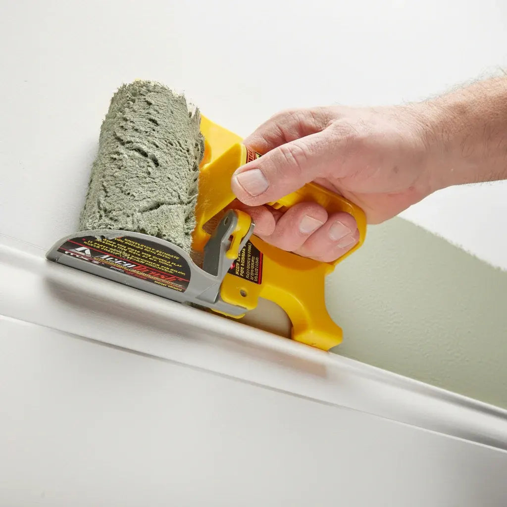 Wall Trim Edging Guide Tool for Paint Rollers