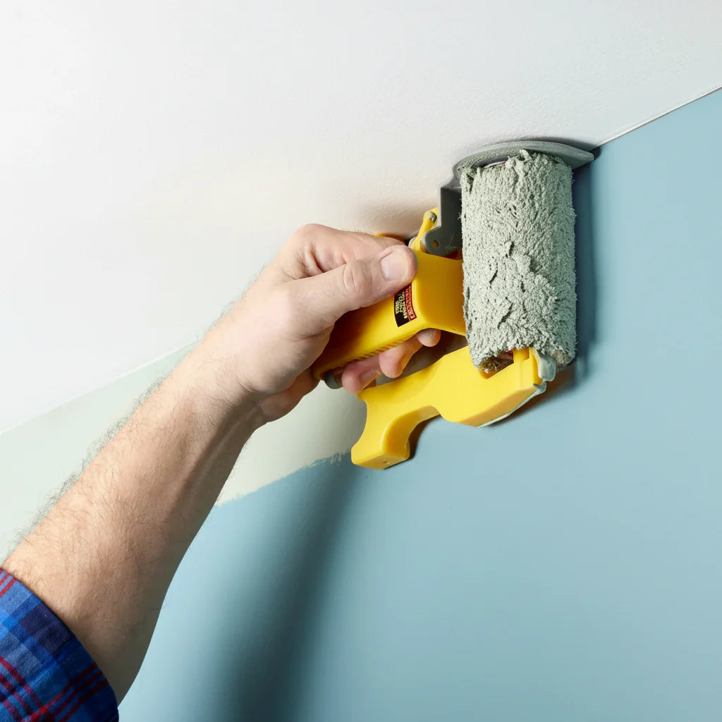 Wall Trim Edging Guide Tool for Paint Rollers