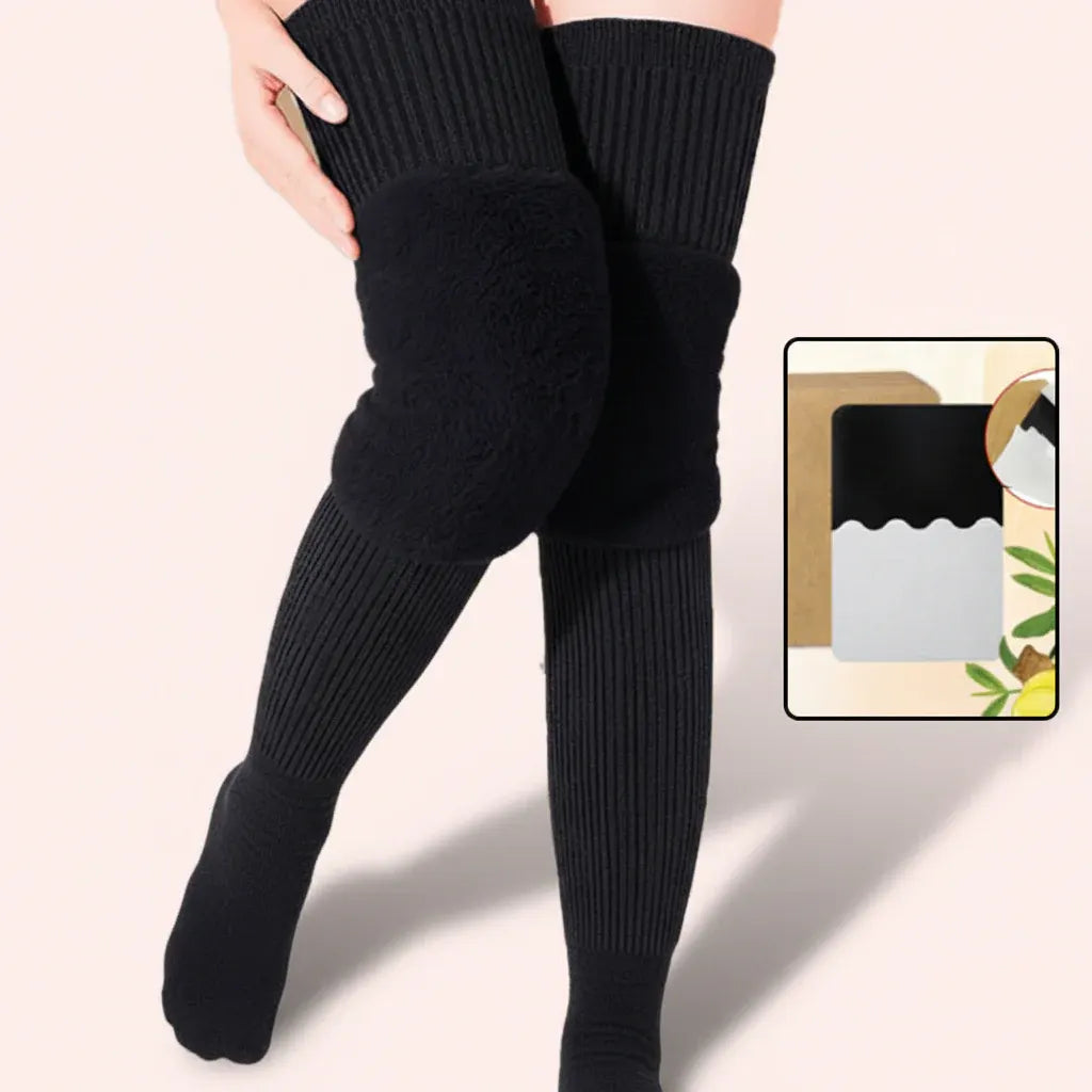Warm Thermal Knee Support Sleeve - Breathable Stretch Winter Protection