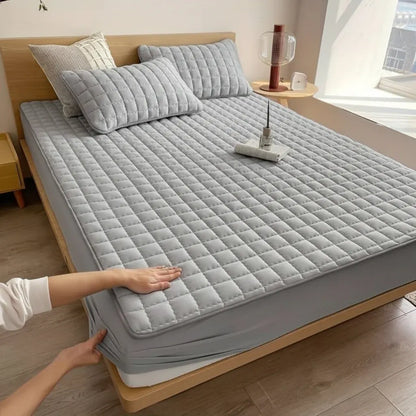 Waterproof Breathable Soft Fabric Mattress Protector Bed Cover