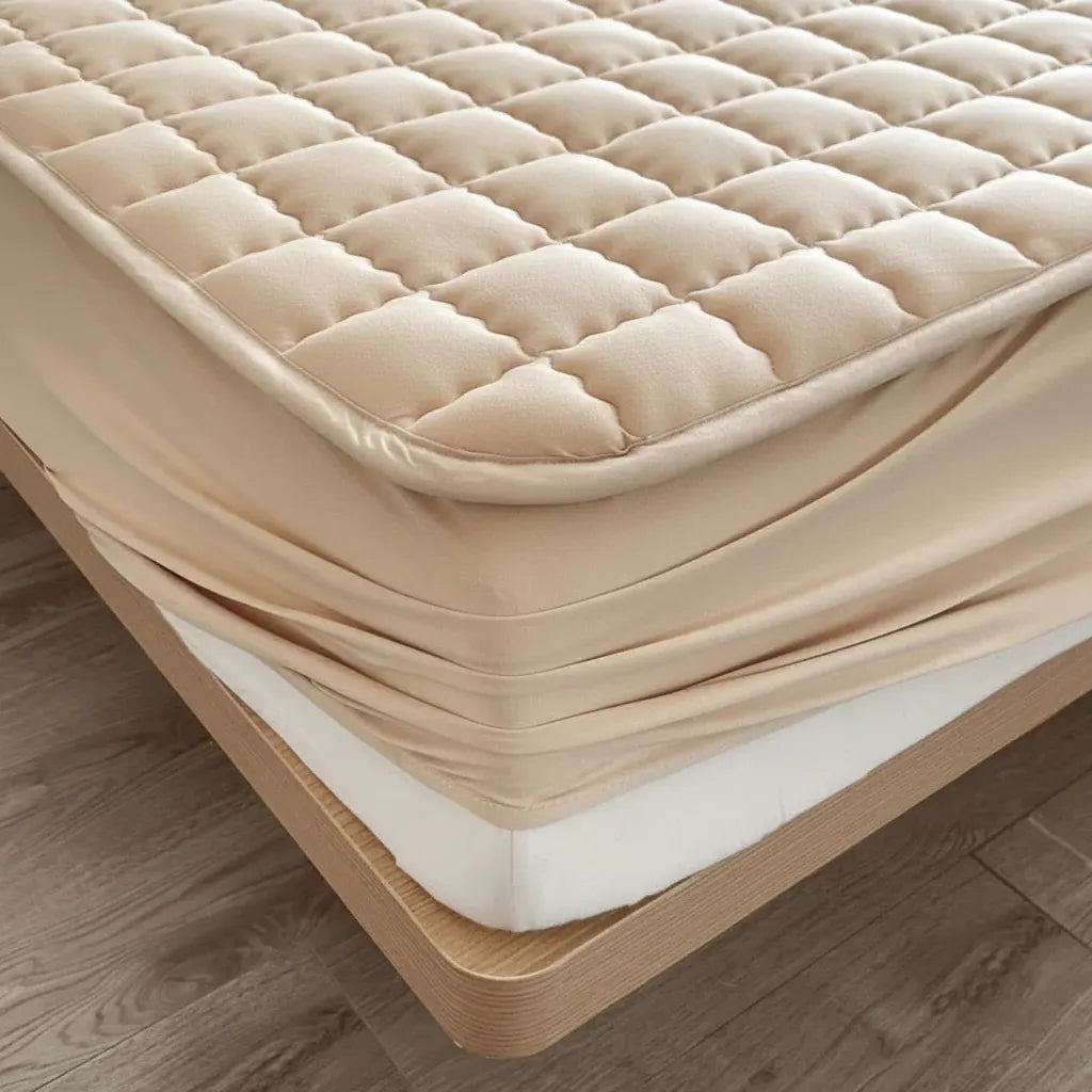 Waterproof Breathable Soft Fabric Mattress Protector Bed Cover