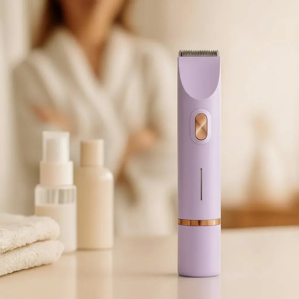 Waterproof Electric Razor for Women, Gentle Bikini Line & Sensitive Skin Trimmer