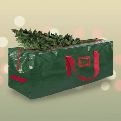 Waterproof Heavy-Duty Plastic Christmas Tree Storage Organizer Bag