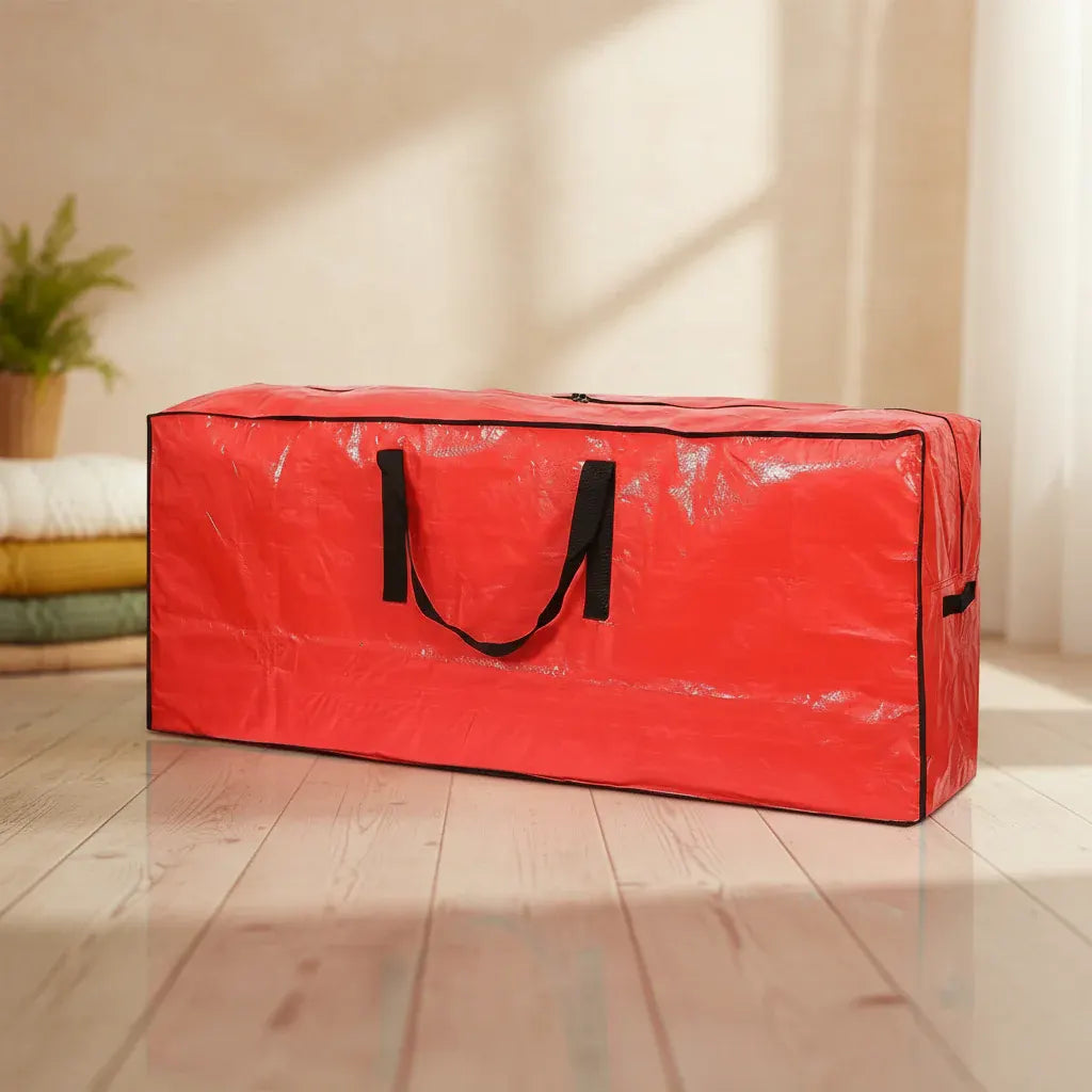 Waterproof Heavy-Duty Plastic Christmas Tree Storage Organizer Bag