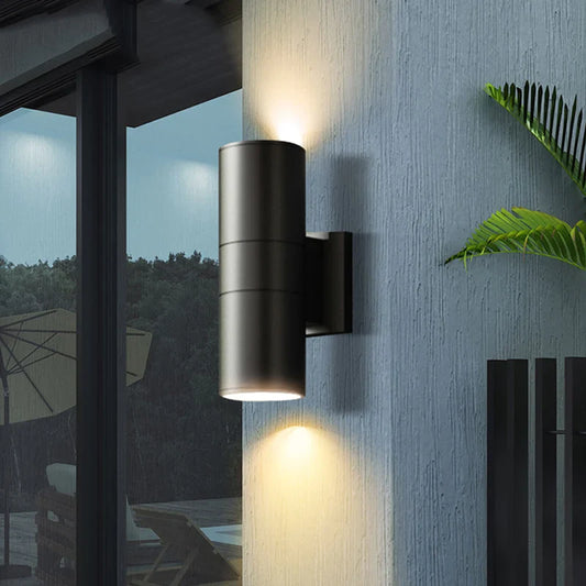 Waterproof LED Wall Sconce with Up & Down Lighting for Modern Outdoor Spaces
