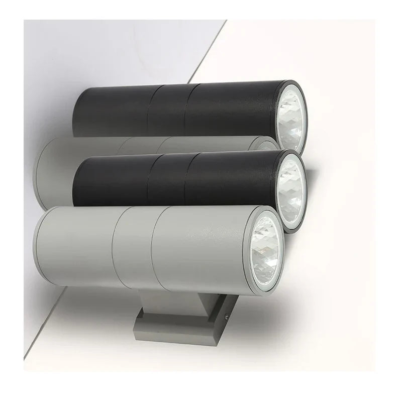 Waterproof LED Wall Sconce with Up & Down Lighting for Modern Outdoor Spaces