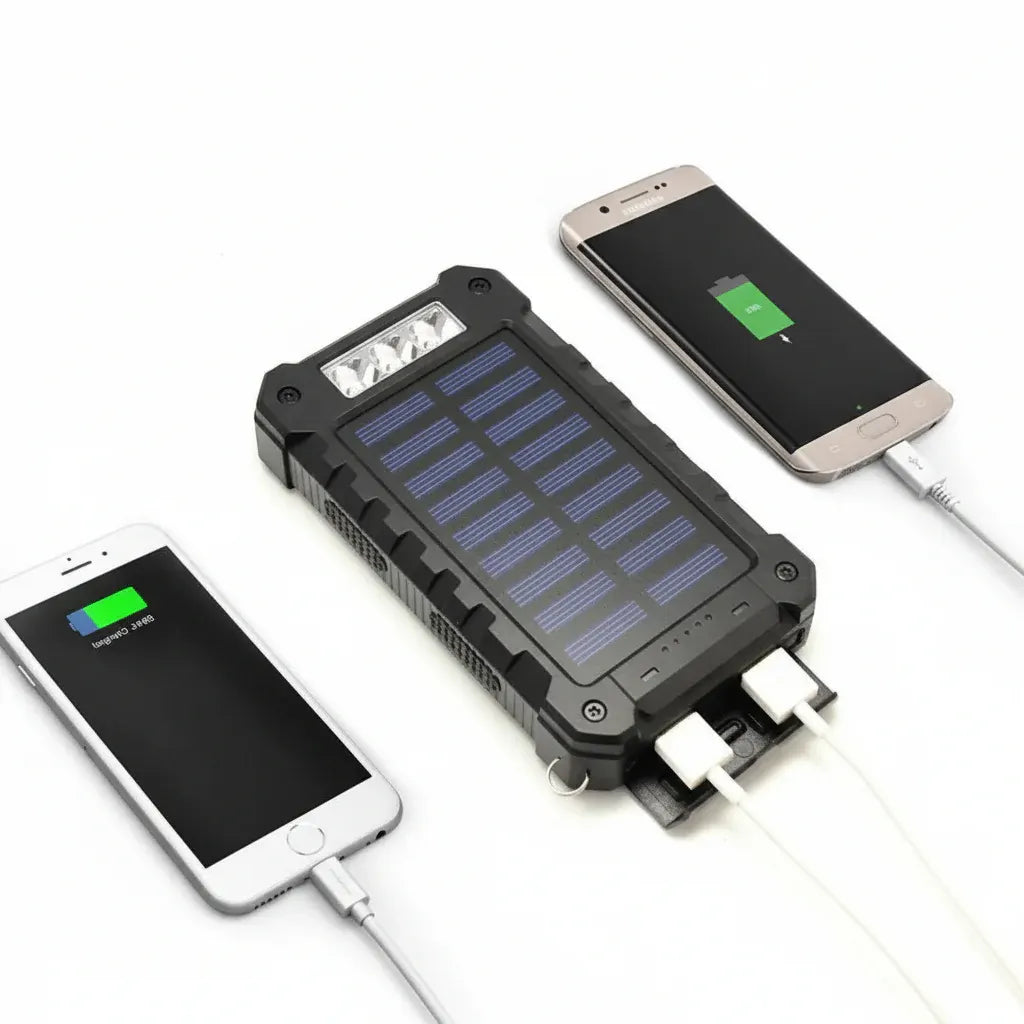 Waterproof Solar Power Bank 20000mAh Portable Charger