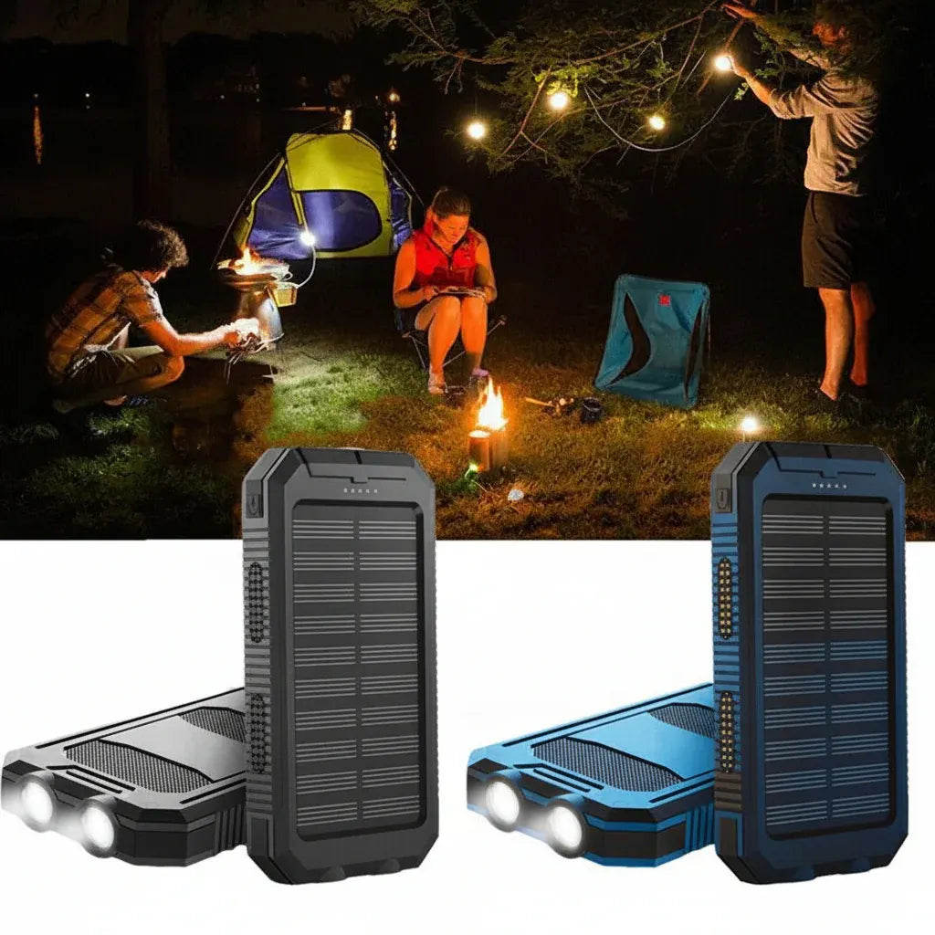 Waterproof Solar Power Bank 20000mAh Portable Charger