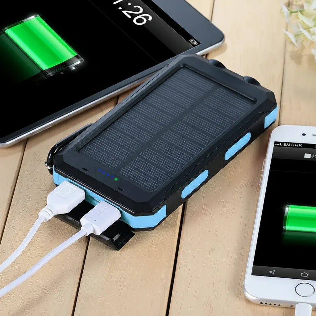 Waterproof Solar Power Bank 20000mAh Portable Charger