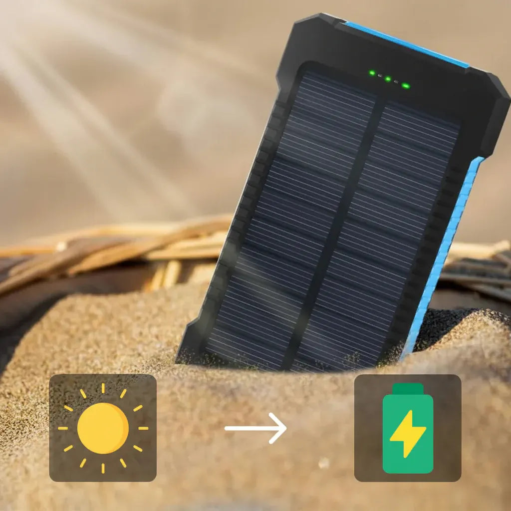 Waterproof Solar Power Bank 20000mAh Portable Charger
