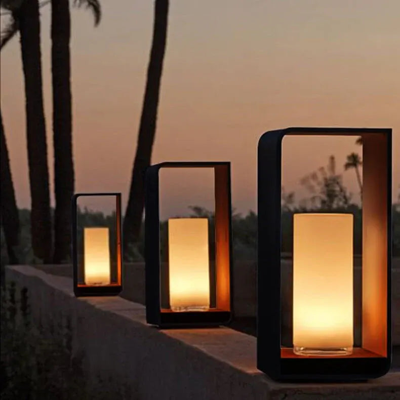 Waterproof Solar Square LED Outdoor Light – Modern Design