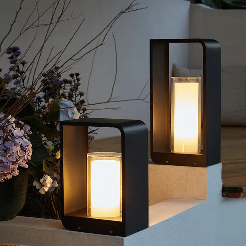 Waterproof Solar Square LED Outdoor Light – Modern Design
