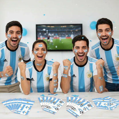 Waterproof Temporary Tattoo Stickers for Sports Events & Face Painting
