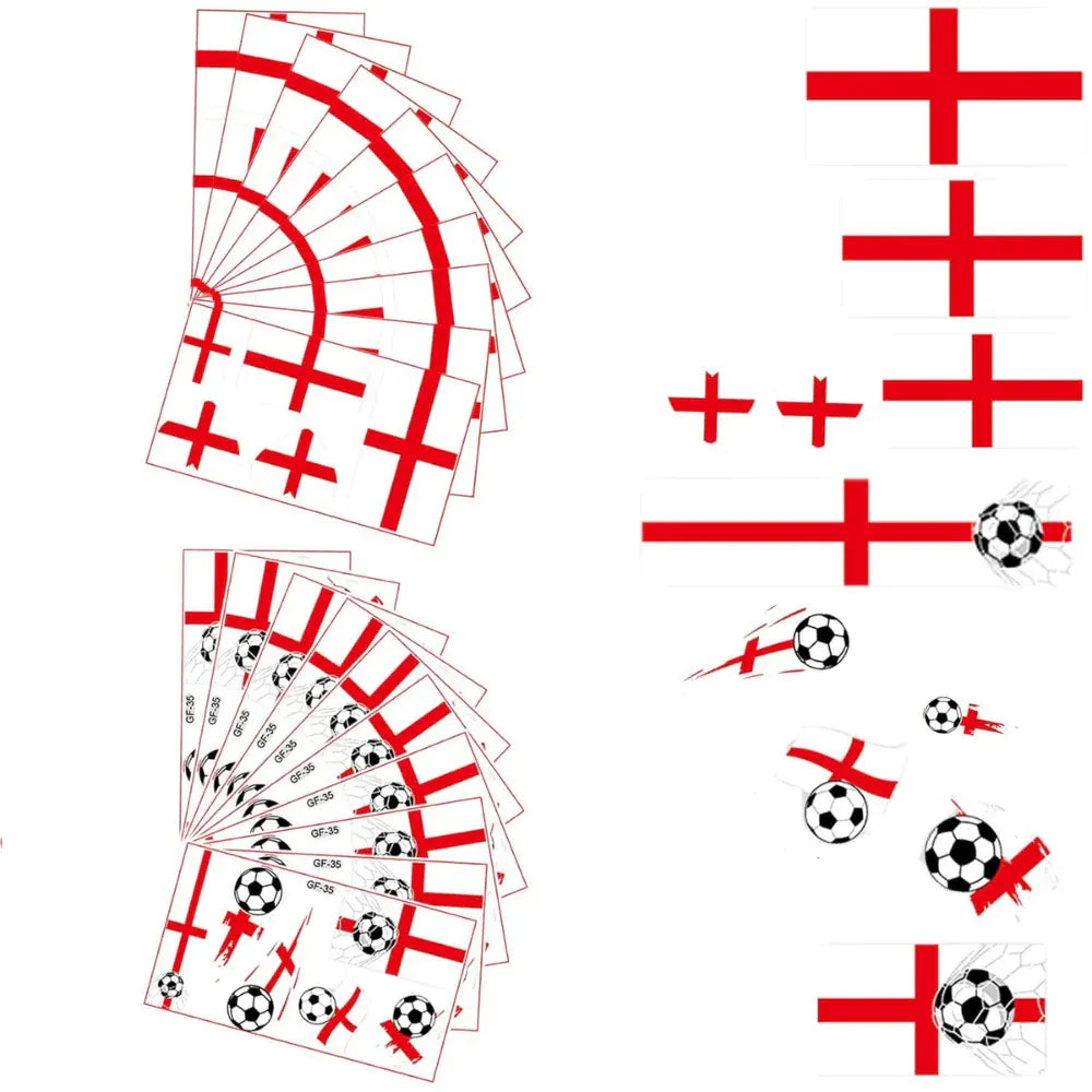 Waterproof Temporary Tattoo Stickers for Sports Events & Face Painting
