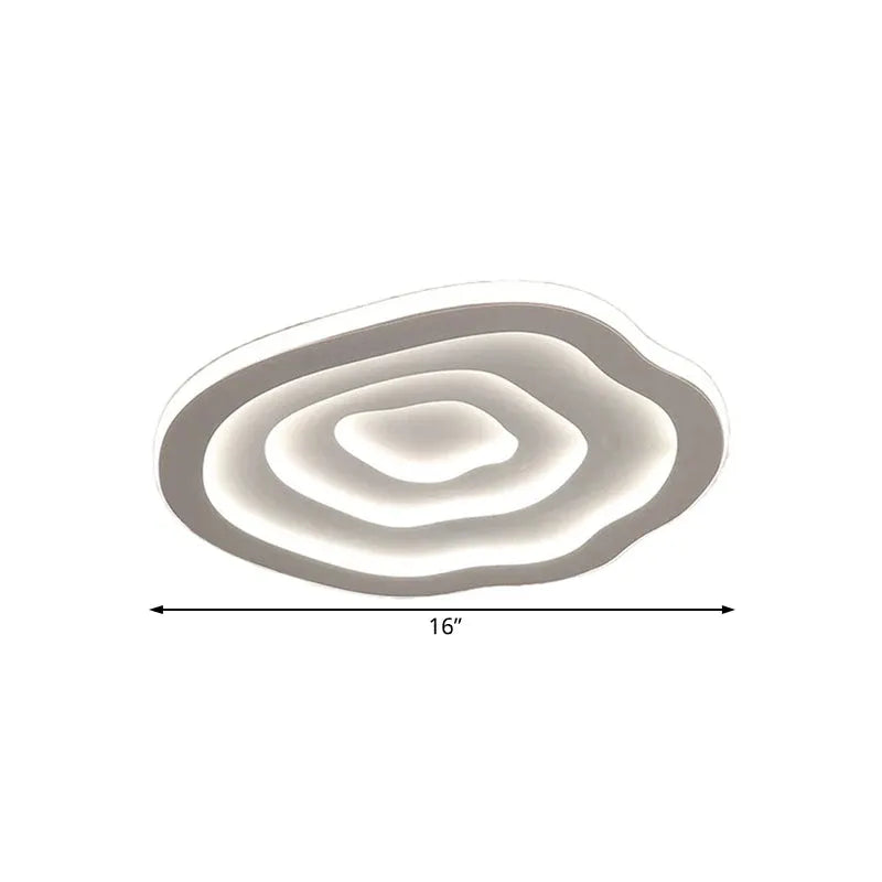 Wave Design LED Flush Mount Ceiling Light | Modern Fixture