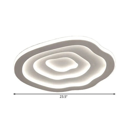 Wave Design LED Flush Mount Ceiling Light | Modern Fixture