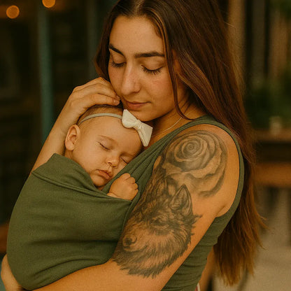 Wearable Baby Wrap Stretch Support Shirt for Newborns
