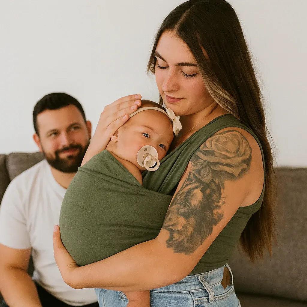 Wearable Baby Wrap Stretch Support Shirt for Newborns
