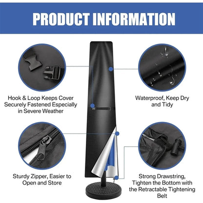 Weather-Resistant Patio Umbrella Protective Cover