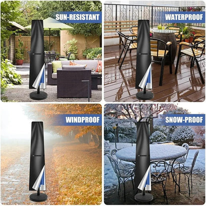 Weather-Resistant Patio Umbrella Protective Cover