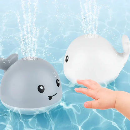 Whale Light-Up Automatic Water Spinner Bath Toy