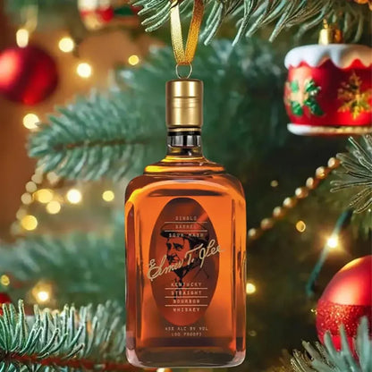 Whiskey Bourbon Countdown Advent Calendar Ornament Gift Set