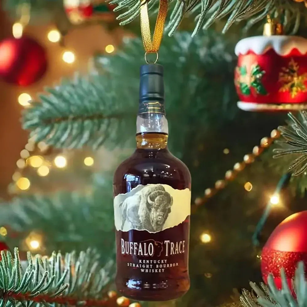 Whiskey Bourbon Countdown Advent Calendar Ornament Gift Set