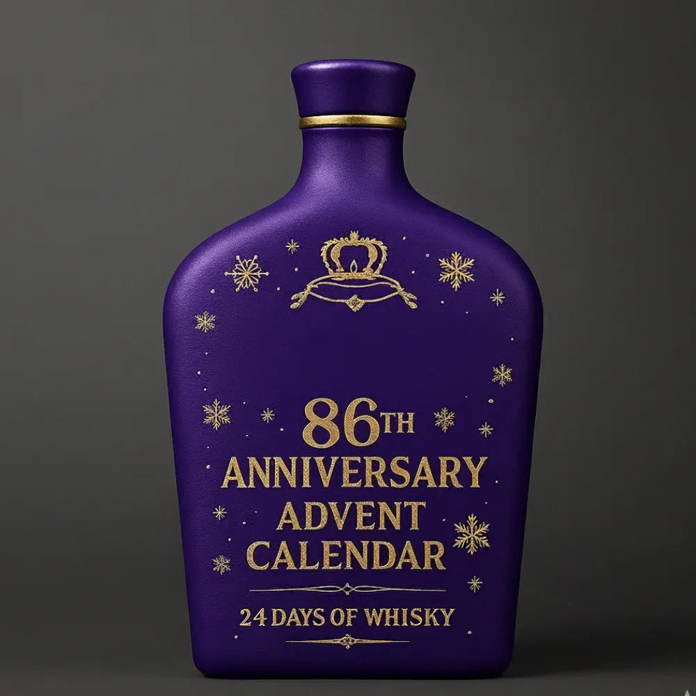 Whiskey-Themed Decorative Holiday Advent Countdown Calendar Set