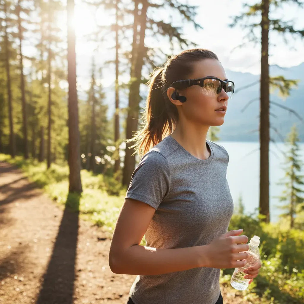 Wireless Bluetooth Audio Sunglasses Headset for Running & Cycling