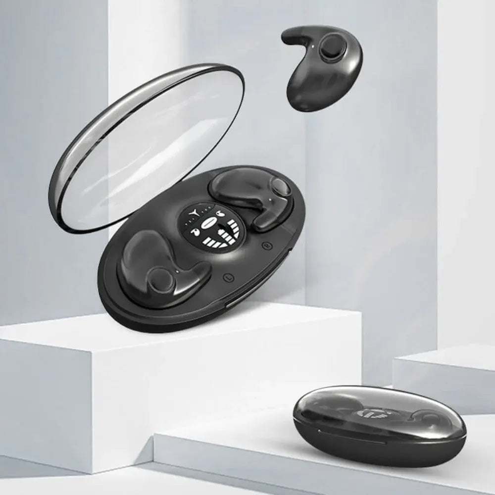 Wireless Bluetooth Earbuds with Noise-Cancelling Design