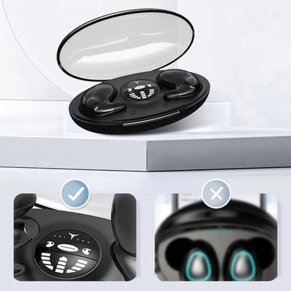 Wireless Bluetooth Earbuds with Noise-Cancelling Design