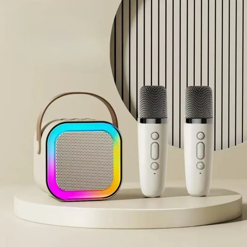 Wireless Bluetooth Mini Karaoke Machine with Microphone for Kids