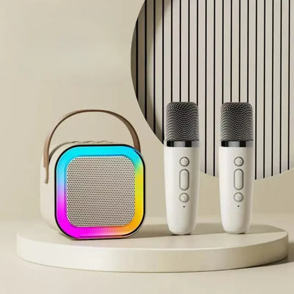 Wireless Bluetooth Mini Karaoke Machine with Microphone for Kids