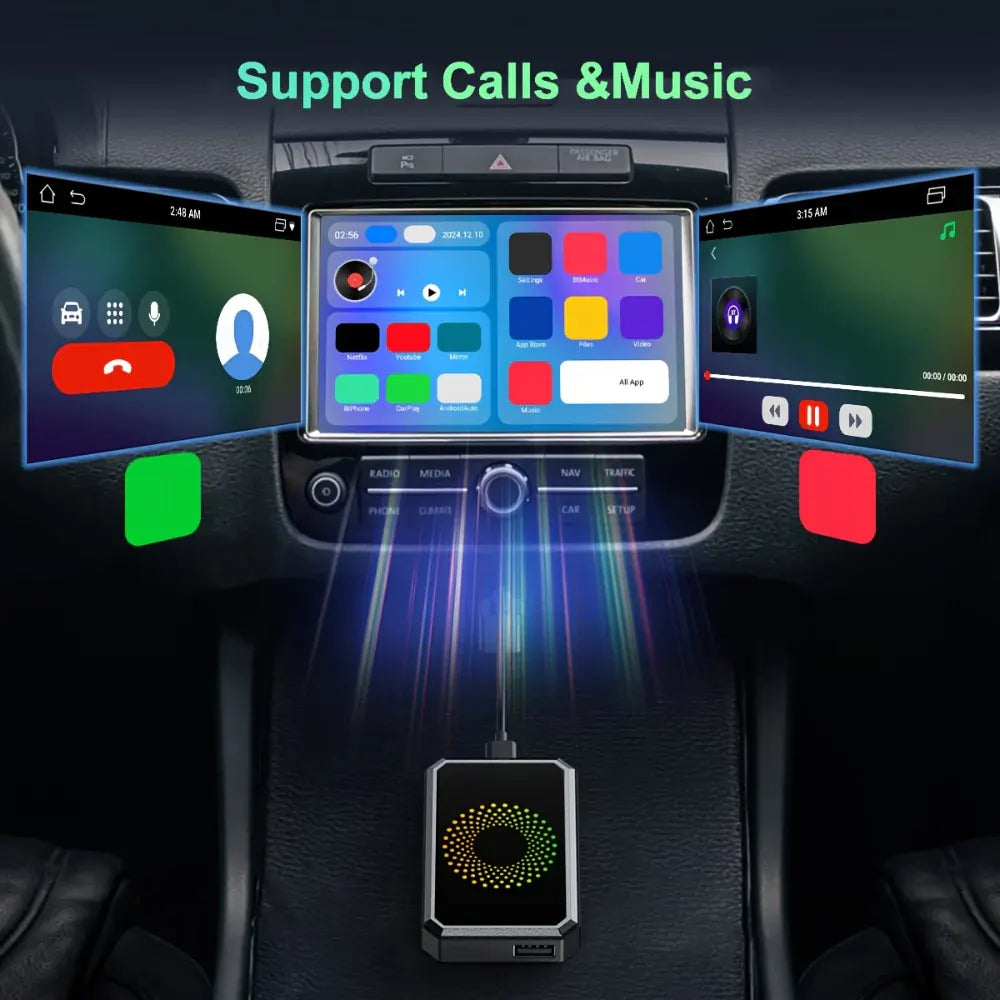 Wireless CarPlay Adapter Auto Media Streaming Display Box