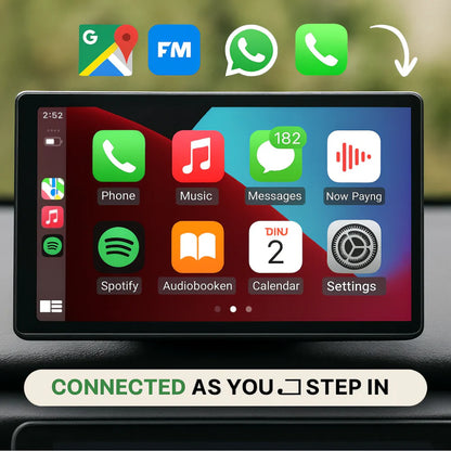 Wireless CarPlay Adapter with Touchscreen Display for Android Auto