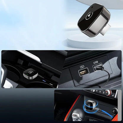 Wireless CarPlay & Android Auto USB Dongle Adapter, Plug-and-Play